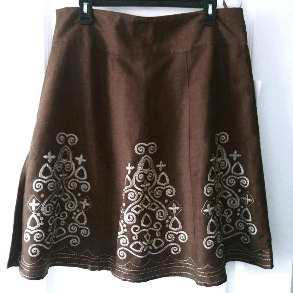Brown skirt